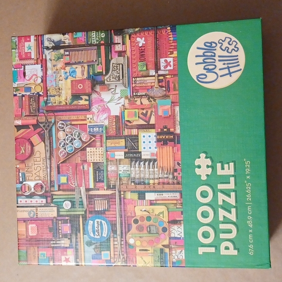 Vintage Art Supplies 1000 piece puzzle